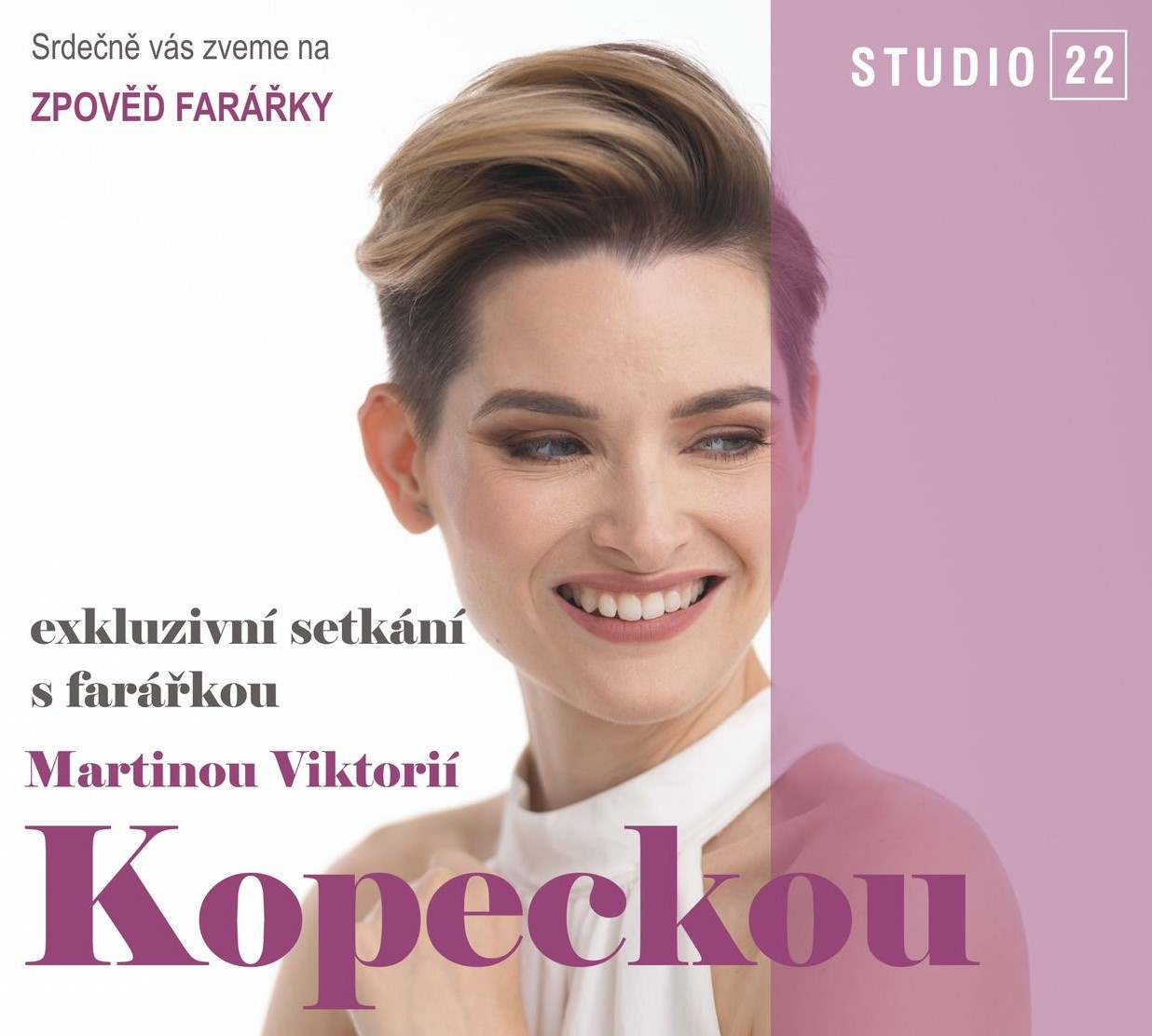 Exkluzivní setkání farářkou Martinou Viktorií Kopeckou