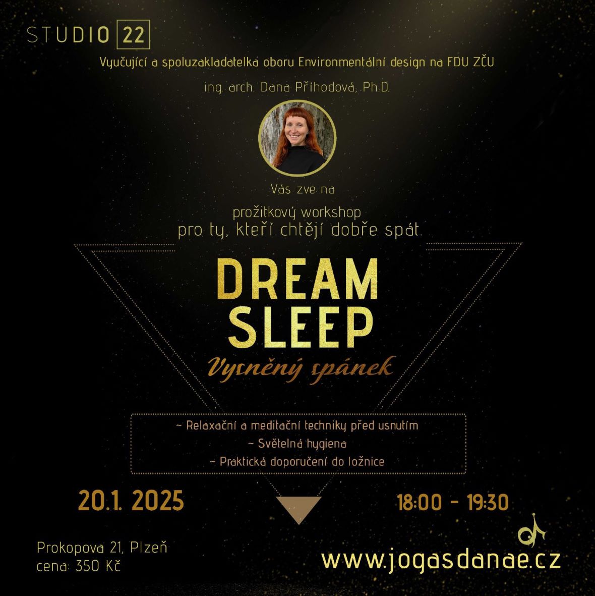 Workshop Dream Sleep: Vytržený spánek pro kvalitní odpočinek